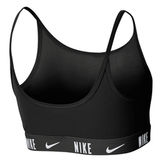 Nike Girls Trophy Sports Bra, Black/White, rebel_hi-res