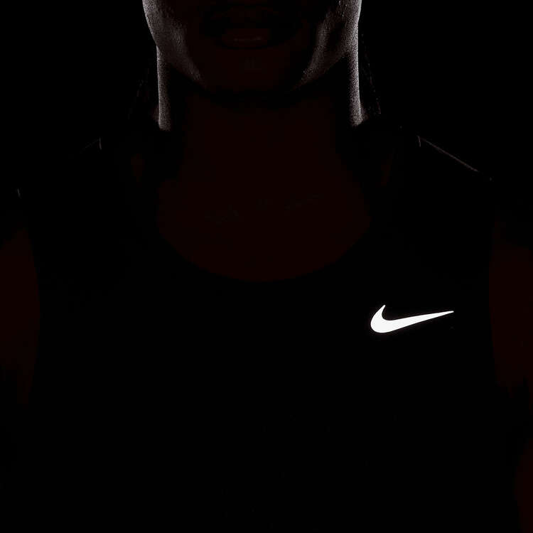 Nike Mens Dri-FIT Miler Tank, Black, rebel_hi-res