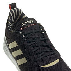 adidas QT Racer 2.0 Womens Casual Shoes, Black/White, rebel_hi-res