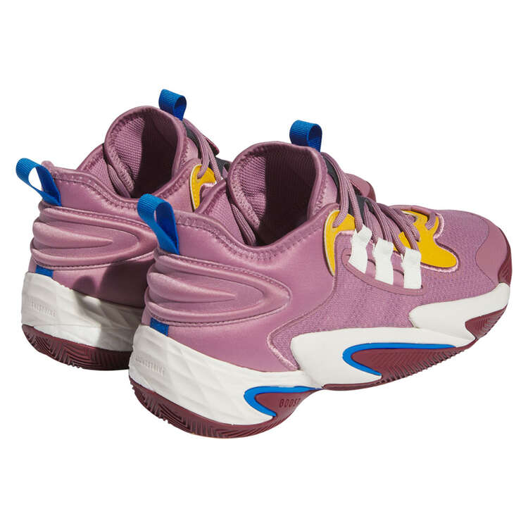adidas BYW Select Basketball Shoes, Pink/Red, rebel_hi-res
