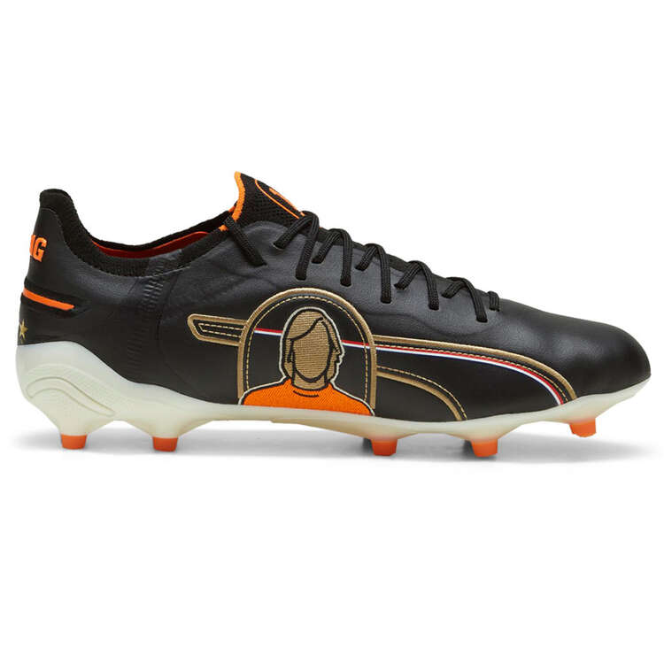 Puma King Ultimate Cruyff Football Boots, Black/White, rebel_hi-res