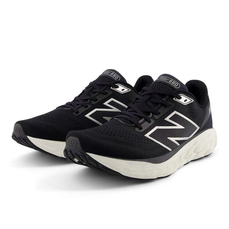 New Balance Fresh Foam 880 V14 Mens Running Shoes, Black/White, rebel_hi-res