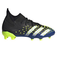 adidas Predator Freak .1 Kids Football Boots Black/Blue US 4, Black/Blue, rebel_hi-res
