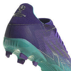adidas X Speedflow .3 Football Boots, Purple/Green, rebel_hi-res