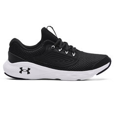 Under Armour Charged Vantage 2 GS Kids Running Shoes, Black/White, rebel_hi-res