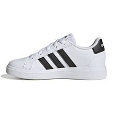 adidas Grand Court 2.0 GS Kids Casual Shoes, White/Black, rebel_hi-res