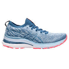 Asics GEL Kayano 28 Knit Womens Running Shoes Blue US 6, Blue, rebel_hi-res