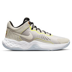 Nike Fly.By Mid 3 Basketball Shoes Beige US 7, Beige, rebel_hi-res