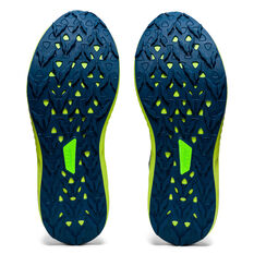 Asics Fuji Lite 2 Mens Trail Running Shoes, Black/Green, rebel_hi-res