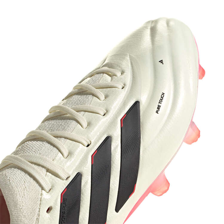 adidas Copa Pure + Football Boots White/Black US Mens 9 / Womens 10, White/Black, rebel_hi-res