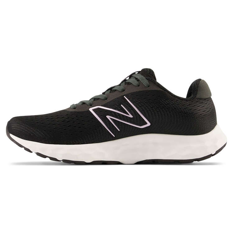 New Balance 520 v8 Womens Running Shoes, Black, rebel_hi-res