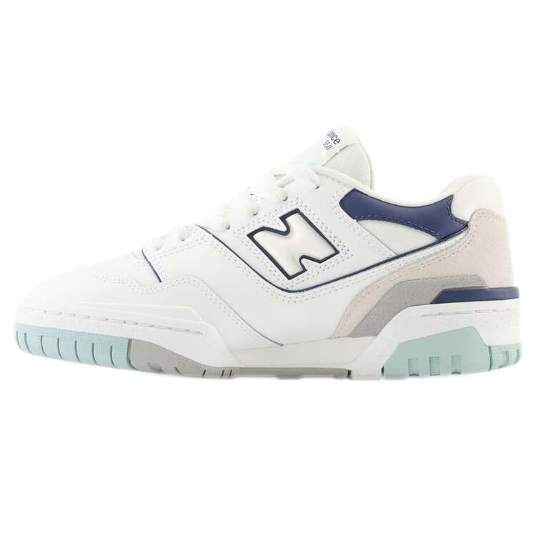 New Balance BB550 GS Kids Casual Shoes White/Navy US 4, White/Navy, rebel_hi-res