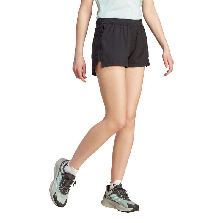 adidas Terrex Womens Multi Trail Running Shorts Black XS, Black, rebel_hi-res