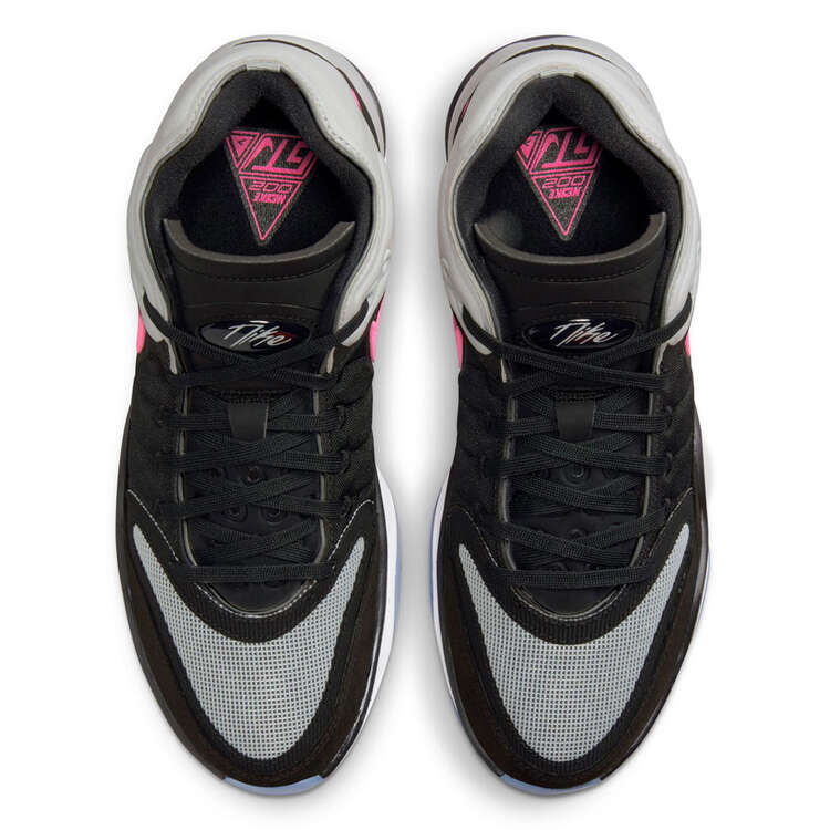 Nike Air Zoom G.T. Hustle 2 Basketball Shoes, Black/White, rebel_hi-res