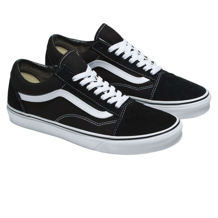 Vans Old Skool Casual Shoes, Black/White, rebel_hi-res