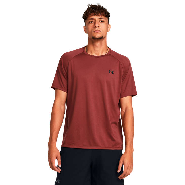 Under Armour Mens Tech 2.0 Training Tee Red XS, Red, rebel_hi-res