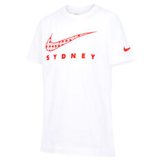 Sydney Swans Youth 2022 Graphic Tee, White, rebel_hi-res