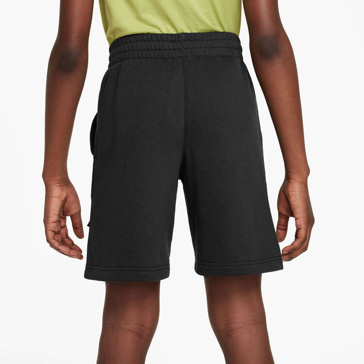 Nike Kids Sportswear Club Fleece French Terry Shorts, Black, rebel_hi-res