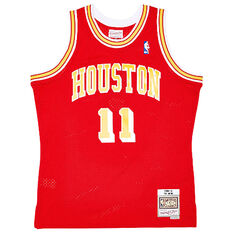 Houston Rockets Yao Ming Mens 2004/05 Road Swingman Jersey Red S, Red, rebel_hi-res