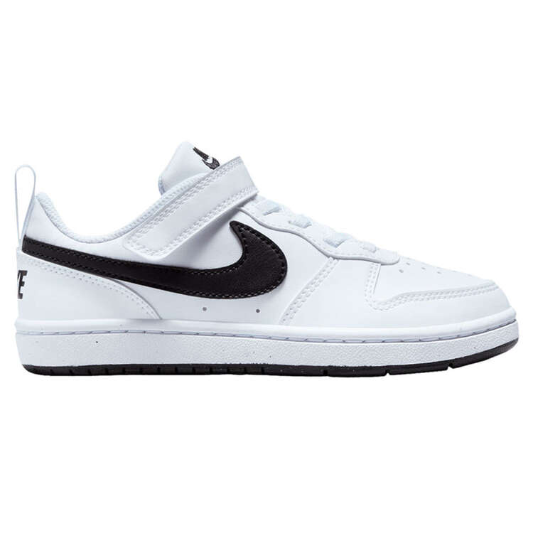 Nike Court Borough Low Recraft PS Kids Casual Shoes White/Black US 11, White/Black, rebel_hi-res