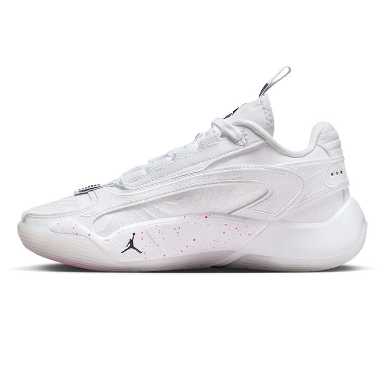 Jordan Luka 2 White Hyper Pink GS Basketball Shoes White US 4, White, rebel_hi-res