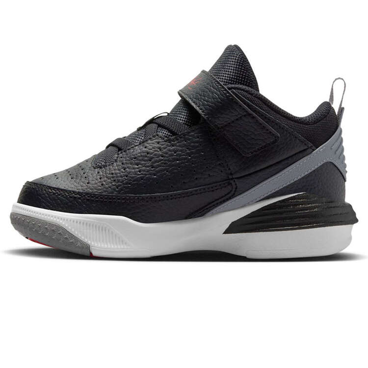 Jordan Max Aura 5 PS Kids Basketball Shoes Black/Red US 11, Black/Red, rebel_hi-res