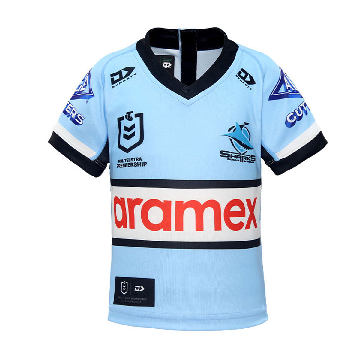 Steeden NRL Cronulla Sutherland Sharks Supporter 2020 Rugby Ball Blue/White 