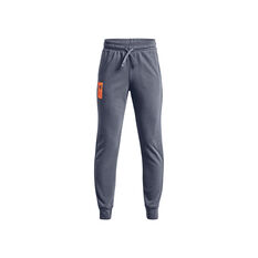 Under Armour Boys Rival Terry Joggers Blue/Orange XS, , rebel_hi-res
