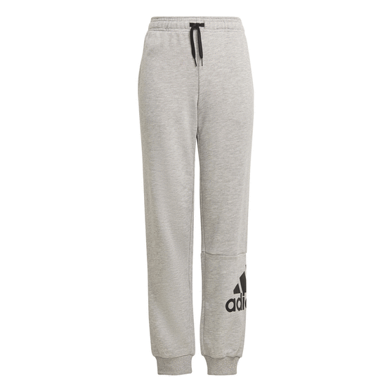 adidas Boys VF Essential Big Logo Pants, Grey/Black, rebel_hi-res