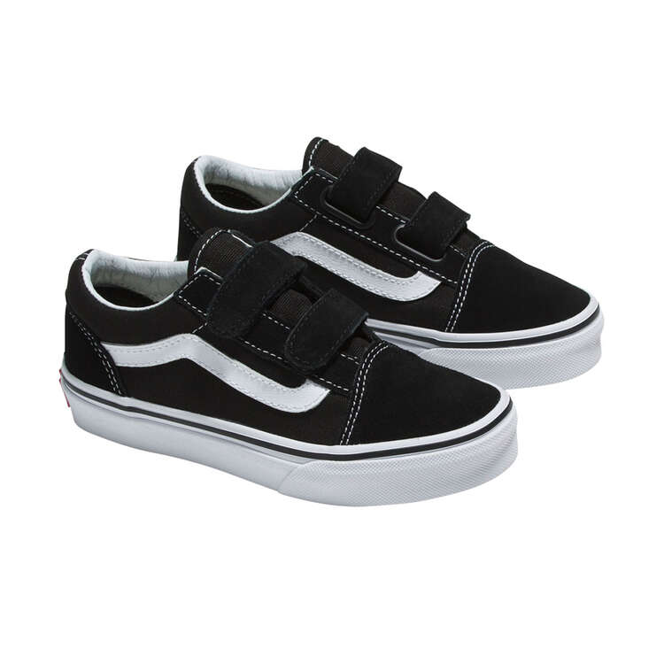 Vans Old Skool PS Kids Casual Shoes Black/White US 11, Black/White, rebel_hi-res