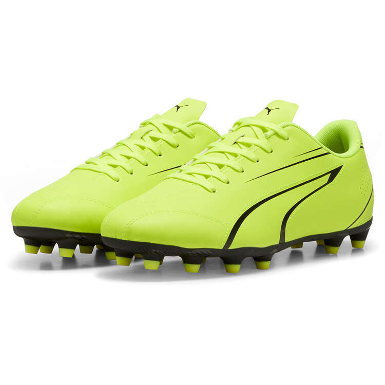 Puma Vitoria Kids Football Boots Lime/Black US 8, Lime/Black, rebel_hi-res