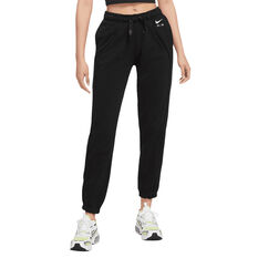 Nike Air Womens Mid-Rise Jogger Pants Black XS, Black, rebel_hi-res