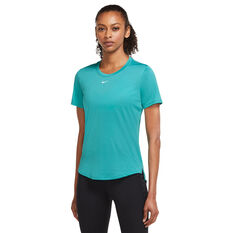 Nike Womens Dri-FIT One Standard Tee, Aqua, rebel_hi-res