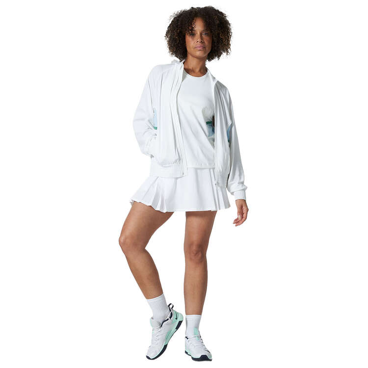 Ell/Voo Womens Tennis Jacket, White, rebel_hi-res