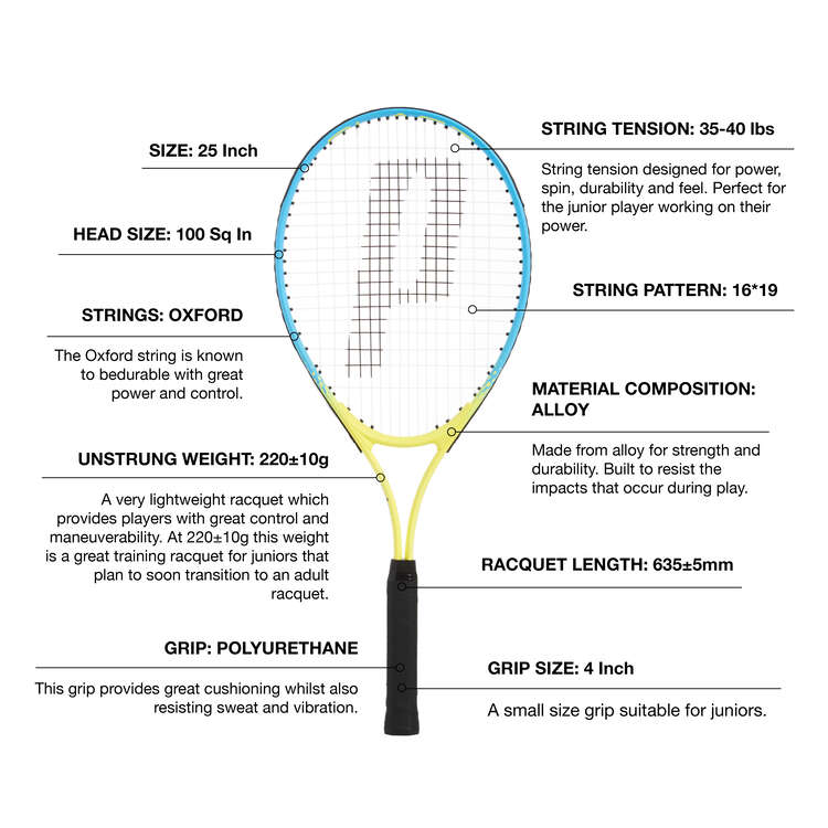 Prince Blast Junior 25in Junior Tennis Racquet, , rebel_hi-res