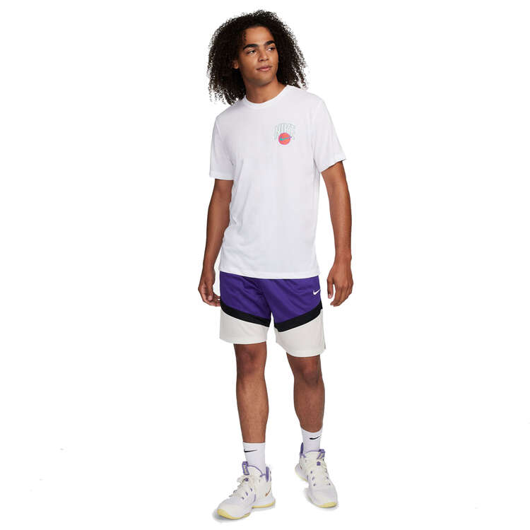Nike Mens Dri-FIT Icon Basketball Shorts, Purple, rebel_hi-res