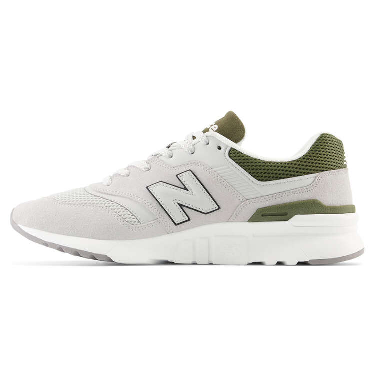 New Balance 997H V1 Mens Casual Shoes, White/Green, rebel_hi-res