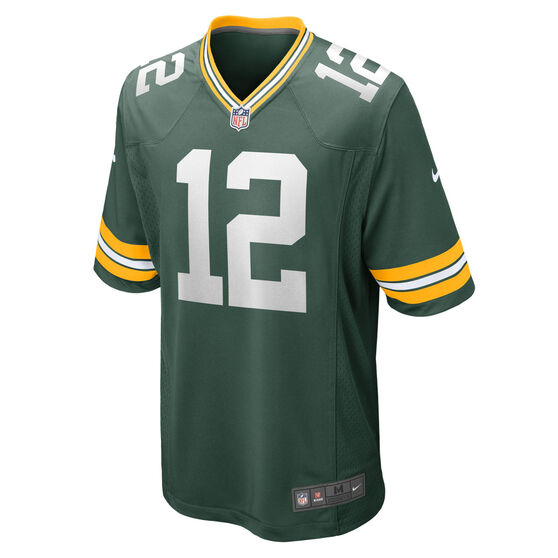 Green Bay Packers Aaron Rodgers Mens Home Jersey, Green, rebel_hi-res