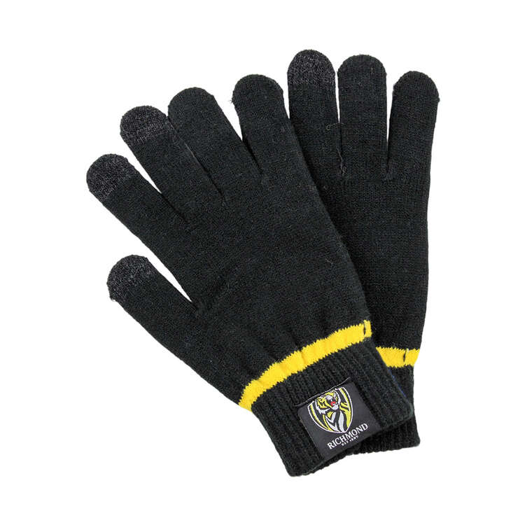 Richmond Tigers Touchscreen Gloves, , rebel_hi-res