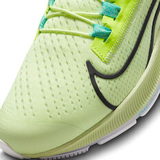 Nike Air Zoom Pegasus 38 FlyEase Womens Running Shoes White/Green US 6, White/Green, rebel_hi-res