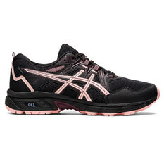 Asics GEL Venture 8 Womens Trail Running Shoes Black/Rose Gold US 6, Black/Rose Gold, rebel_hi-res