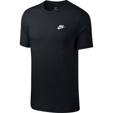 Nike Mens Sportswear Club Tee, Black, rebel_hi-res