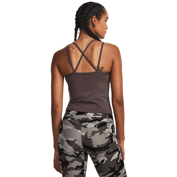 Under Armour Meridian Fitted Tank Grey XS, Grey, rebel_hi-res