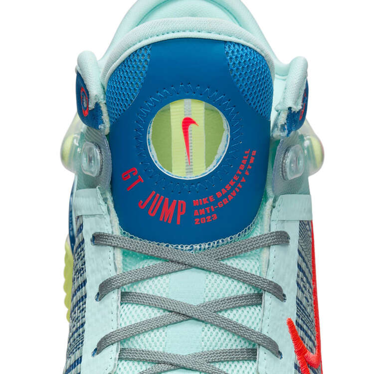 Nike Air Zoom G.T. Jump 2 Basketball Shoes, Green/Red, rebel_hi-res