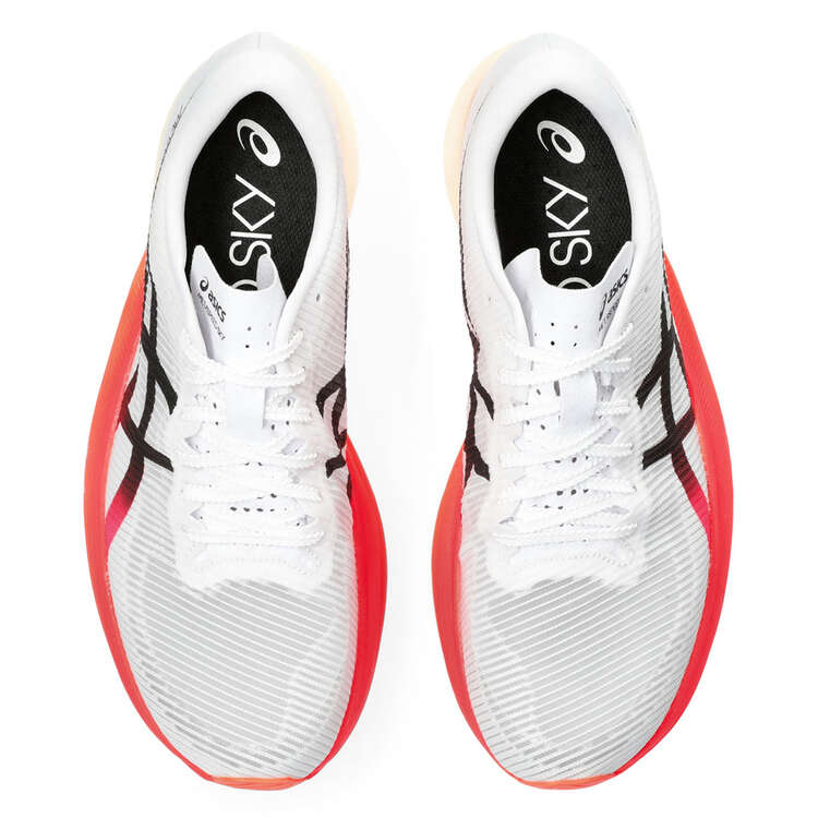 Asics Metaspeed Sky+ Running Shoes, White/Orange, rebel_hi-res