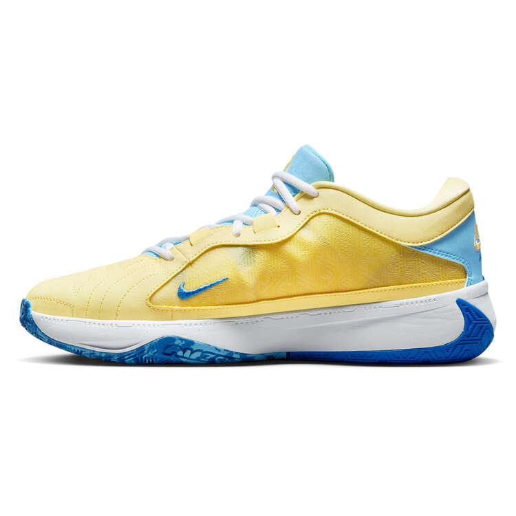 Nike Zoom Freak 5 Basketball Shoes Yellow/Blue US Mens 7 / Womens 8.5, Yellow/Blue, rebel_hi-res
