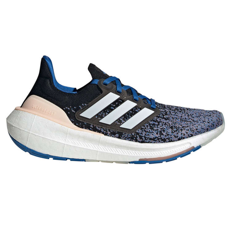 adidas Ultraboost Light Womens Running Shoes, Blue/Black, rebel_hi-res