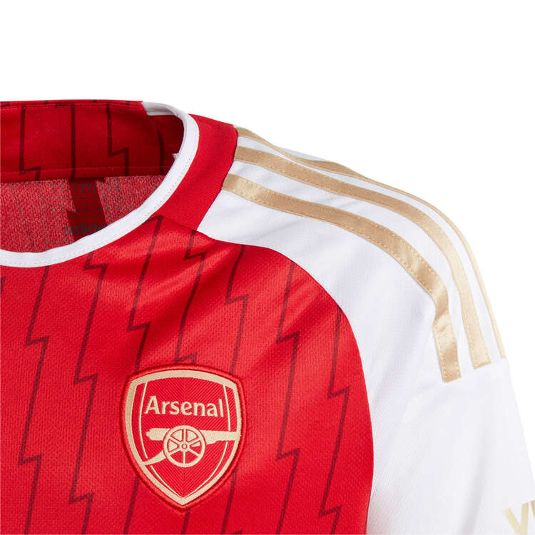 adidas Youth Arsenal FC 2023/24 Replica Home Football Jersey Red 12, Red, rebel_hi-res