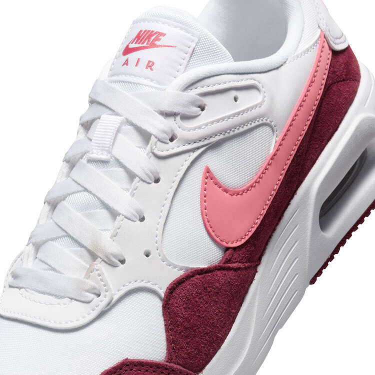 Nike Air Max SC Womens Casual Shoes, White/Red, rebel_hi-res