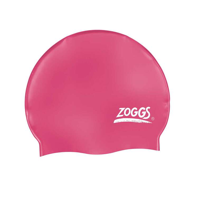 Zoggs Adult Silicone Swim Cap Junior, , rebel_hi-res
